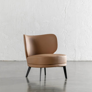 BERGEN ARMCHAIR  |  CANYON TAN VEGAN LEATHER