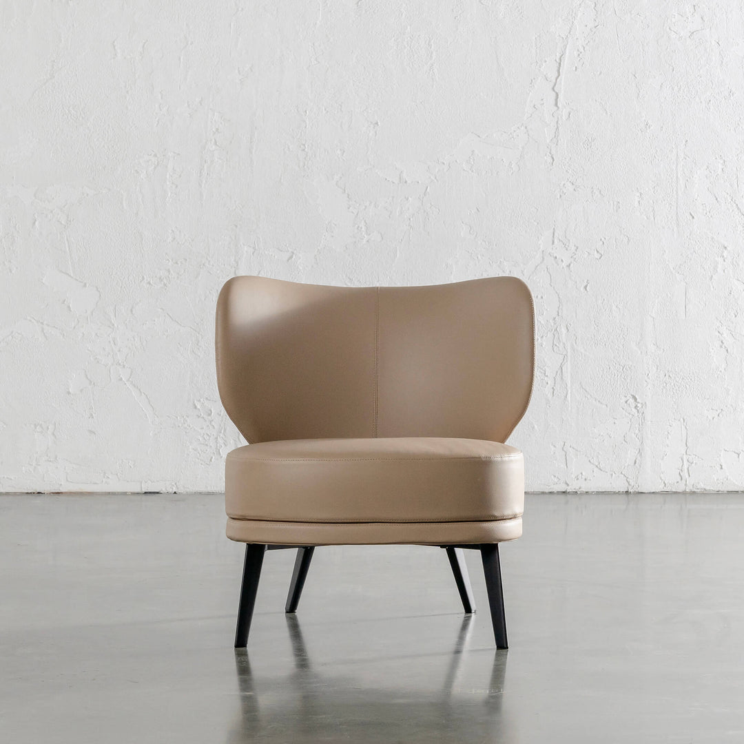 BERGEN ARMCHAIR  |  SMOKE TAUPE VEGAN LEATHER