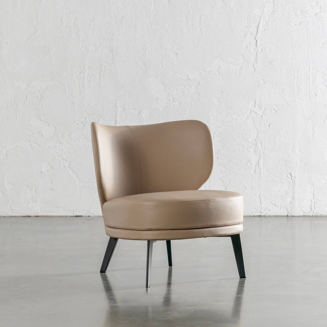 BERGEN ARMCHAIR  |  SMOKE TAUPE VEGAN LEATHER