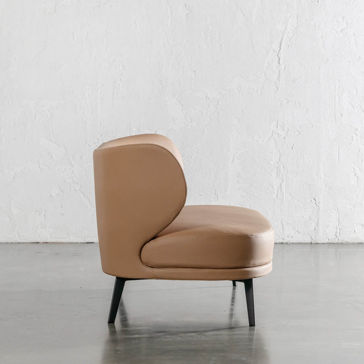 BERGEN MOLENHOEK 2 SEAT SOFA  |  CANYON TAN VEGAN LEATHER