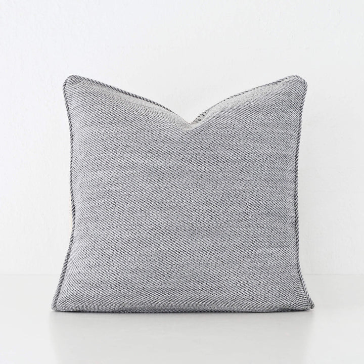 BEZIER HERRINGBONE CUSHION  |  FLOODED GUM GREY  |  50X50