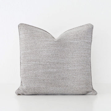 BEZIER HERRINGBONE CUSHION  |  HAZELNUT SKIM  |  50X50