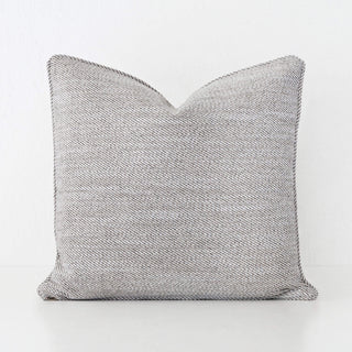 BEZIER HERRINGBONE CUSHION  |  HAZELNUT SKIM  |  60X60
