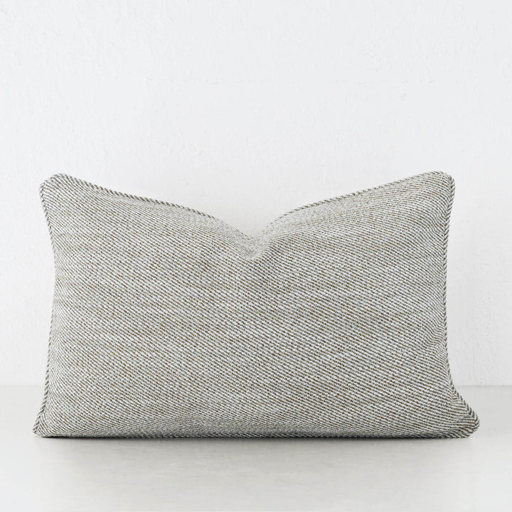 BEZIER HERRINGBONE CUSHION  |  PISTACHIO LEAF  |  40X60