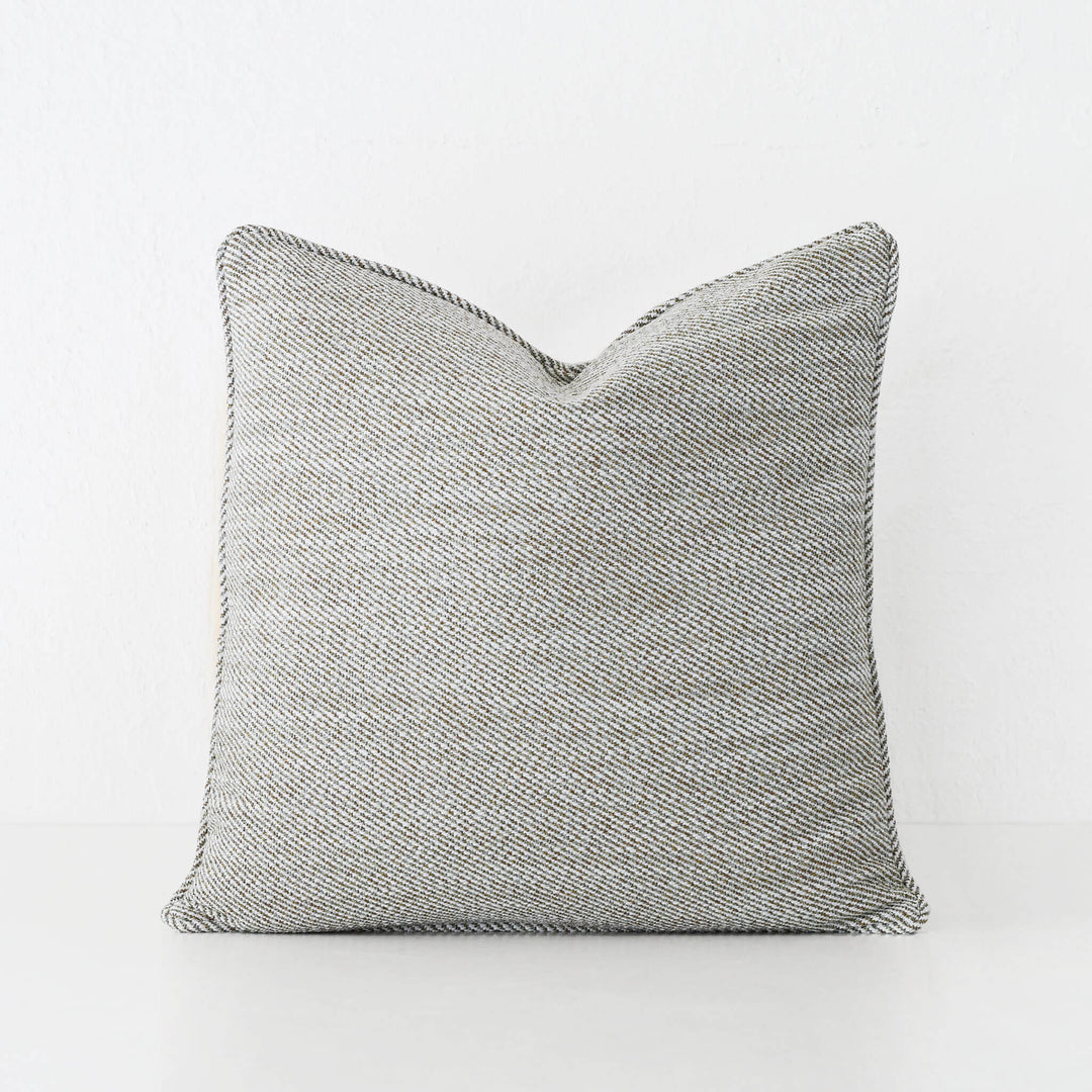 BEZIER HERRINGBONE CUSHION  |  PISTACHIO LEAF  |  50X50