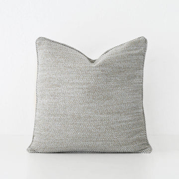 BEZIER HERRINGBONE CUSHION  |  PISTACHIO LEAF  |  50X50