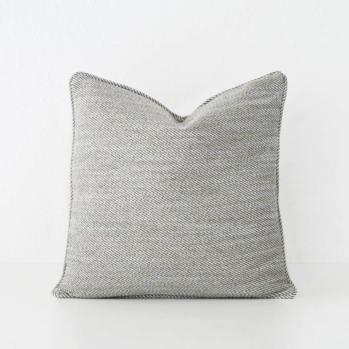 BEZIER HERRINGBONE CUSHION  |  PISTACHIO LEAF  |  50X50