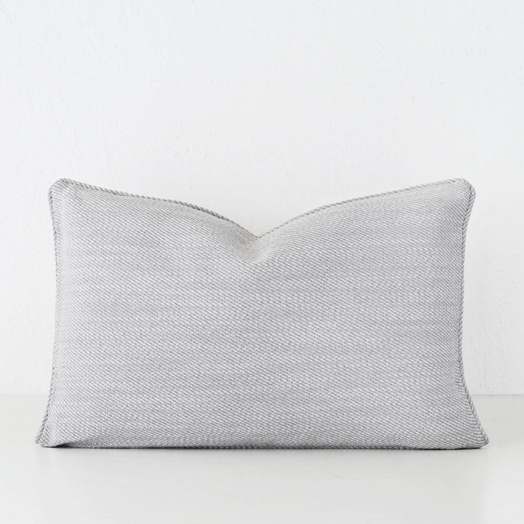BEZIER HERRINGBONE CUSHION  |  SILVER BIRCH  |  40X60
