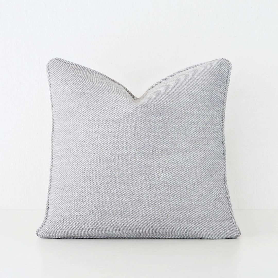 BEZIER HERRINGBONE CUSHION  |  SILVER BIRCH  |  50X50