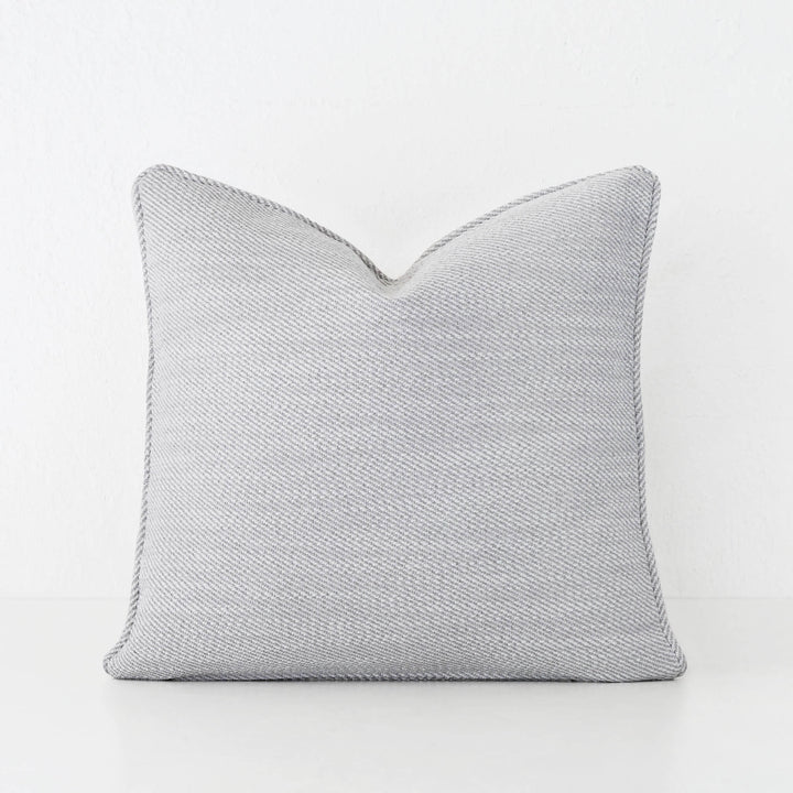 BEZIER HERRINGBONE CUSHION  |  SILVER BIRCH  |  50X50