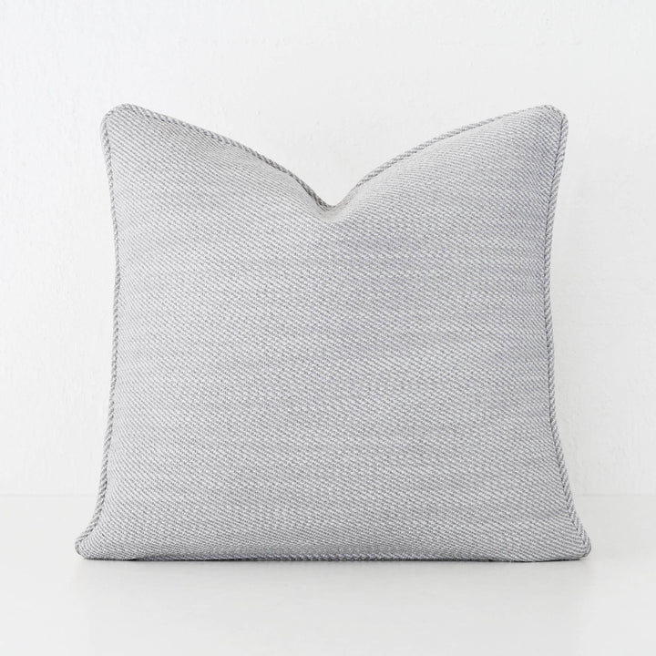 BEZIER HERRINGBONE CUSHION  |  SILVER BIRCH  |  60X60