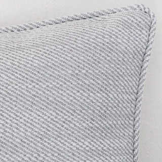 BEZIER HERRINGBONE CUSHION  |  SILVER BIRCH  |  CLOSE UP