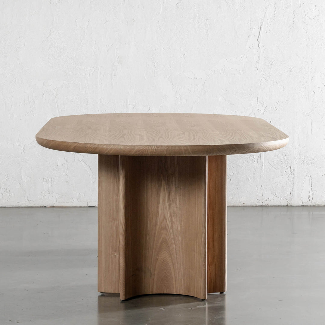 BOLLENE DINING TABLE  |  240CM + 270CM  |  BIRCH ASH WOOD GRAIN