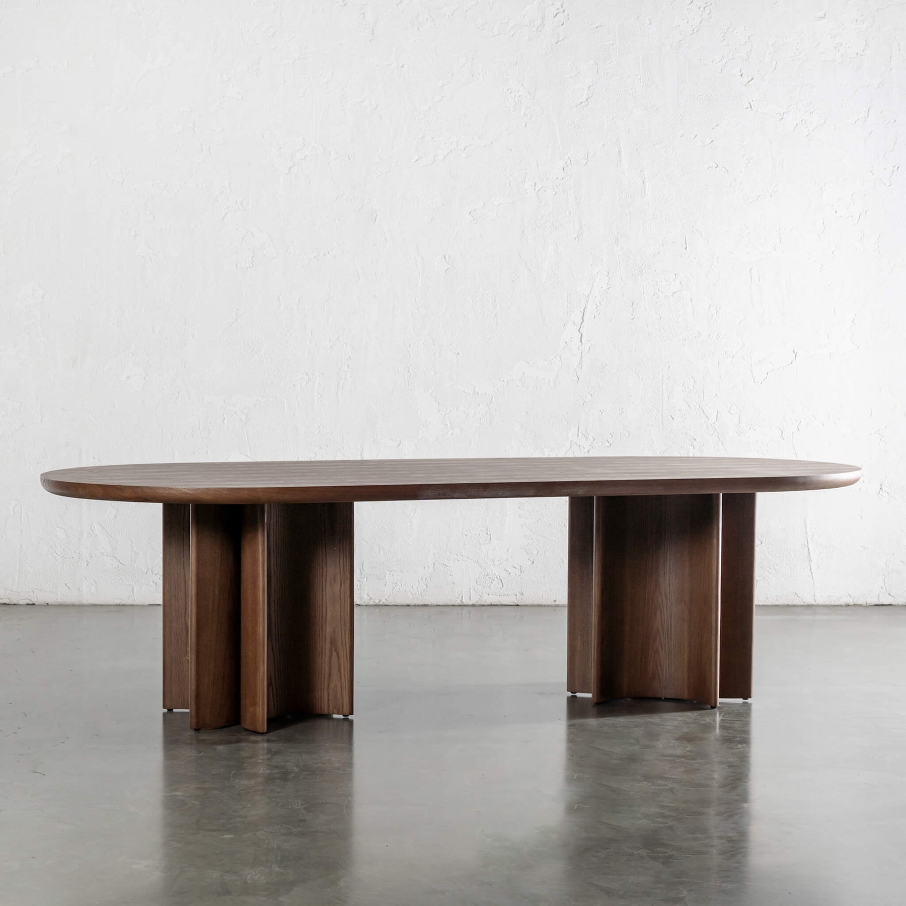 BOLLENE DINING TABLE | 240CM + 270CM | DEEP WALNUT WOOD GRAIN – Living ...