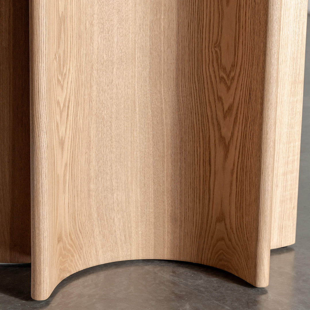 BOLLENE DINING TABLE  |  240CM + 270CM  |  BIRCH ASH WOOD GRAIN