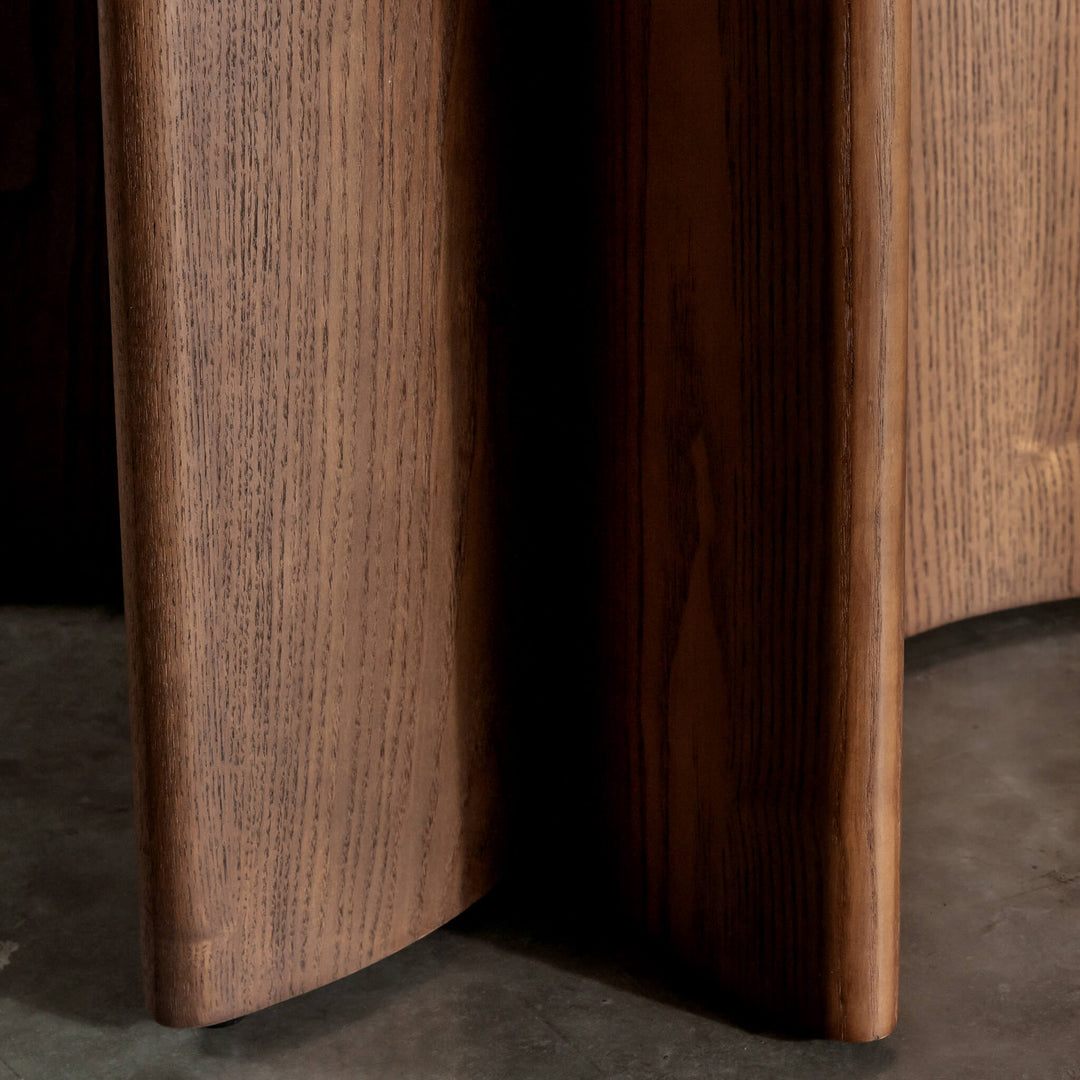 BOLLENE DINING TABLE  |  240CM + 270CM  |  DEEP WALNUT WOOD GRAIN