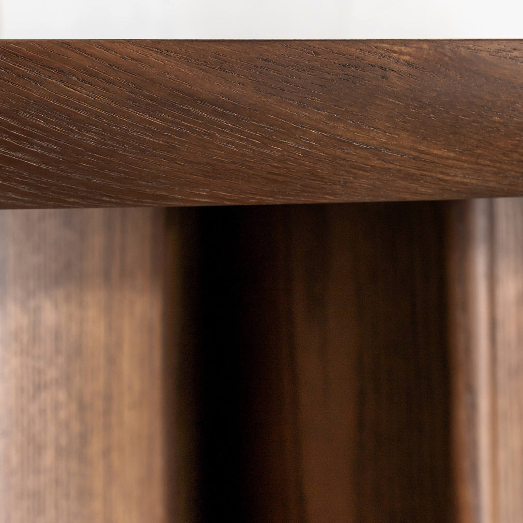 BOLLENE DINING TABLE  |  240CM + 270CM  |  DEEP WALNUT WOOD GRAIN