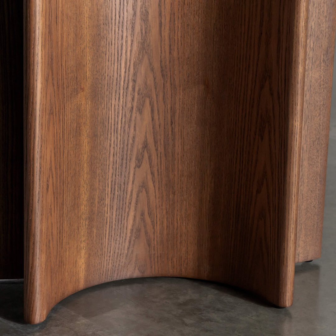 BOLLENE DINING TABLE  |  240CM + 270CM  |  DEEP WALNUT WOOD GRAIN