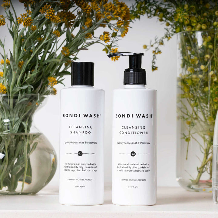 BONDI WASH  |  HAIR PAMPER CLEANSING DUO  |  SYDNEY PEPPERMINT + ROSEMARY
