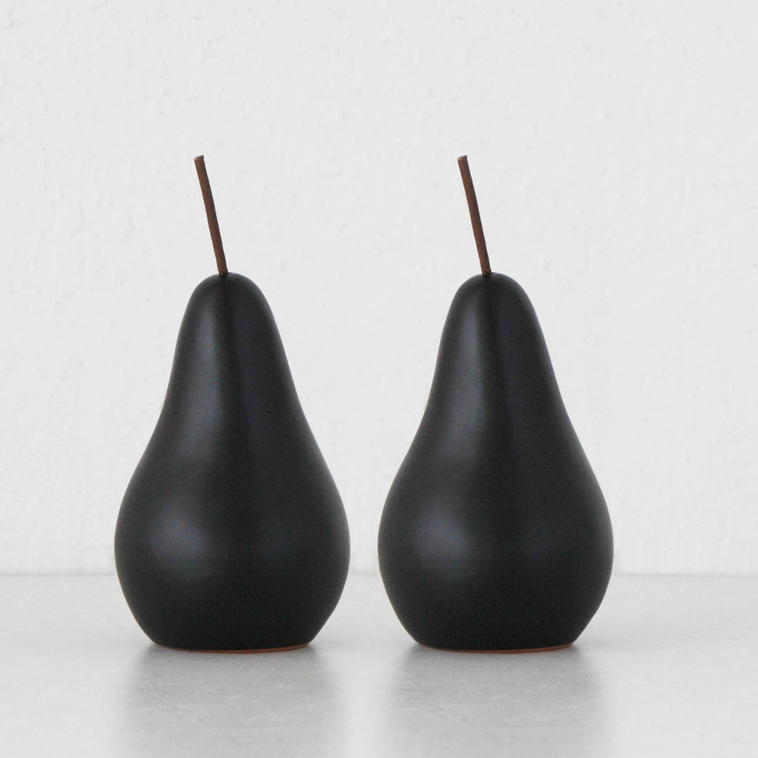 LBD EXCLUSIVE  |  BOSC CERAMIC PEAR LARGE  |  BUNDLE X2  |  MATTE BLACK