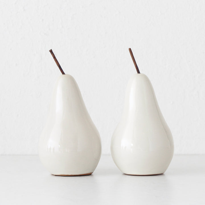 BOSC CERAMIC PEAR LARGE BUNDLE X2 | STONE