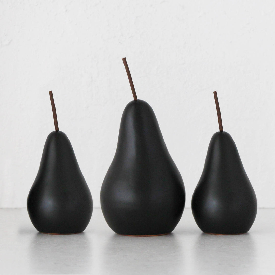 LBD EXCLUSIVE  |  BOSC CERAMIC PEAR  |  MEDIUM + LARGE  |  BUNDLE X3  |  BLACK