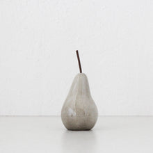 BOSC CERAMIC PEAR SMALL | MOTTLED TAUPE