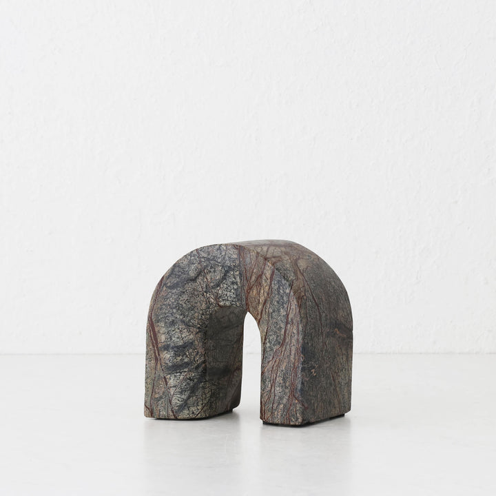 BOYD STONE BOOKENDS  |  SET OF 2  |  MOSS GREY STONE