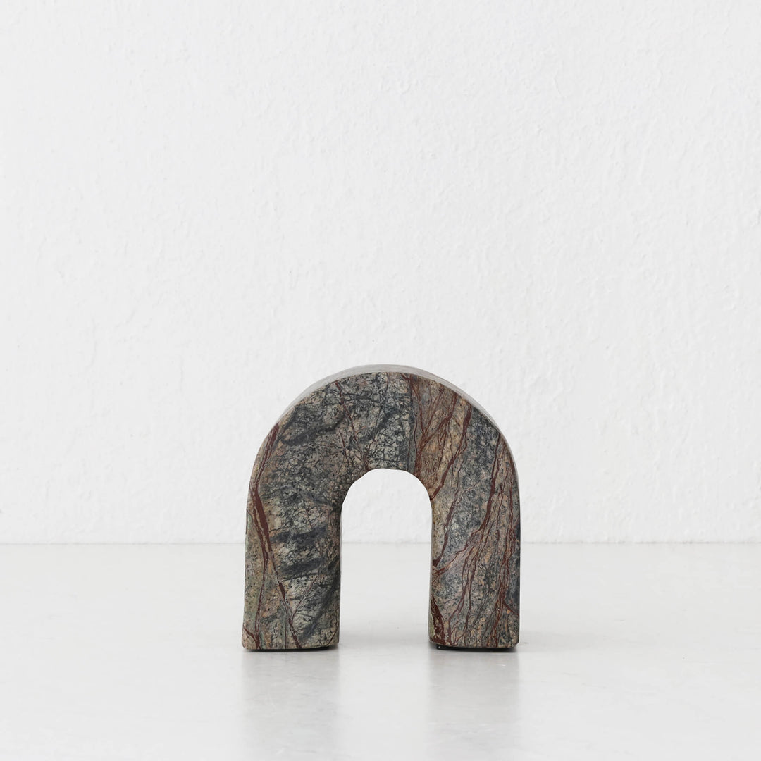 BOYD STONE BOOKENDS  |  SET OF 2  |  MOSS GREY STONE