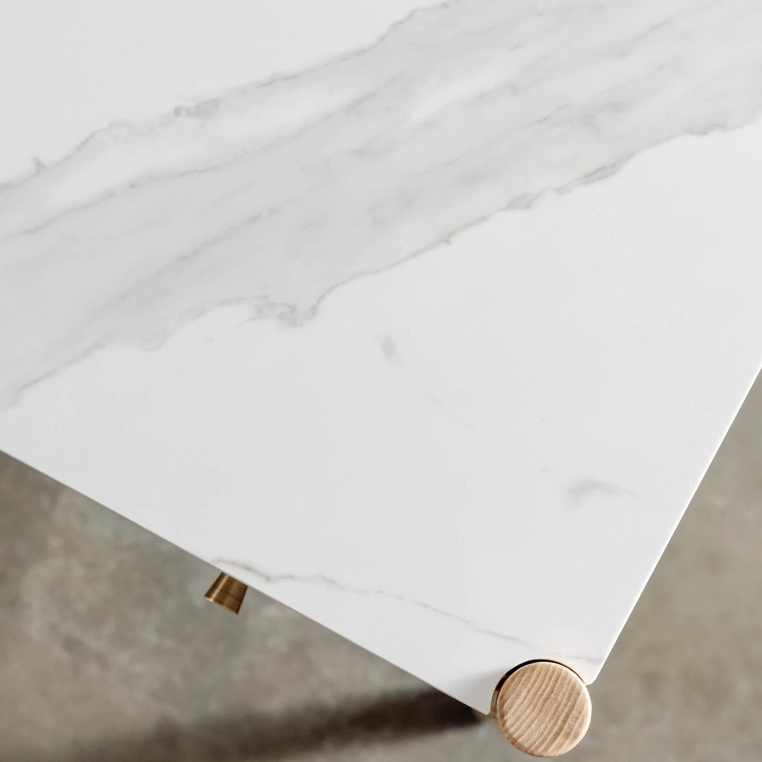 BRANZANO SIDEBOARD |  CARRARA WHITE CERAMIC TOP