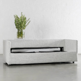 Breman 3.5 Seater Sofa Bed  |  Ashen Mist Boucle