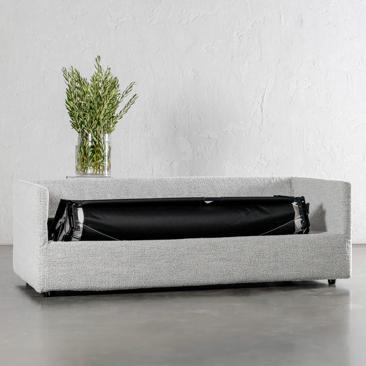 PILOTI BREMAN SLIP COVER SOFA BED unfolded 