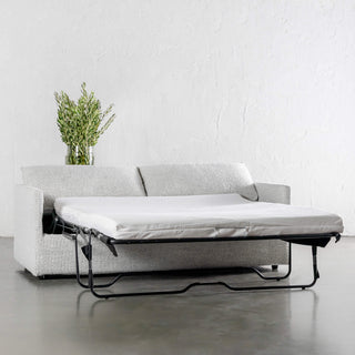 Breman 3.5 Seater Sofa Bed  |  Ashen Mist Boucle