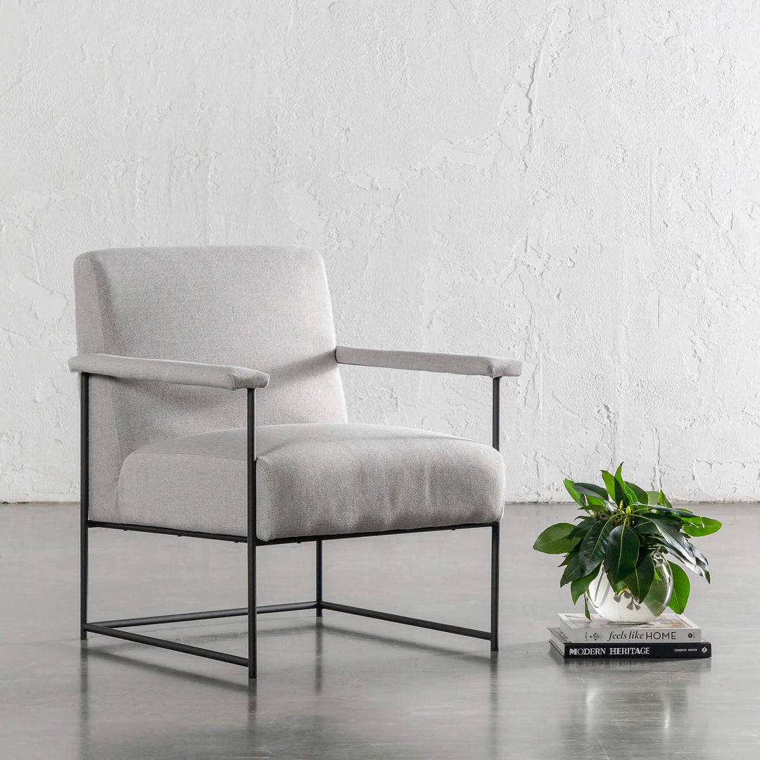 BRESSON ARMCHAIR  |  COBBLESTONE ASH