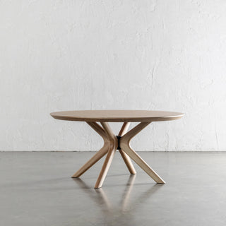 BRETON ROUND DINING TABLE  |  BIRCH ASH WOOD GRAIN  |  120CM