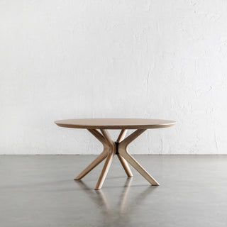 BRETON ROUND DINING TABLE  |  BIRCH ASH WOOD GRAIN  |  120CM