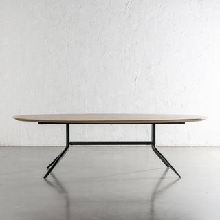 BRETON OVAL DINING TABLE  |  BIRCH ASH WOOD GRAIN  |  260CM