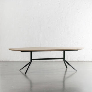 BRETON OVAL DINING TABLE  |  BIRCH ASH WOOD GRAIN  |  260CM