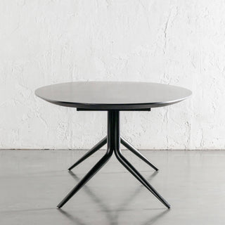 BRETON OVAL DINING TABLE  |  BLACK NOIR WOOD GRAIN  |  260CM