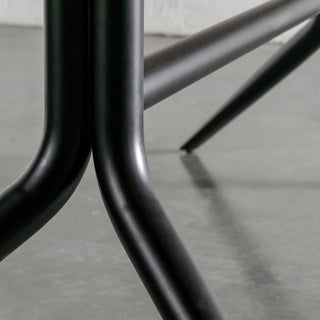 BRETON OVAL DINING TABLE  |  BLACK NOIR WOOD GRAIN  |  260CM