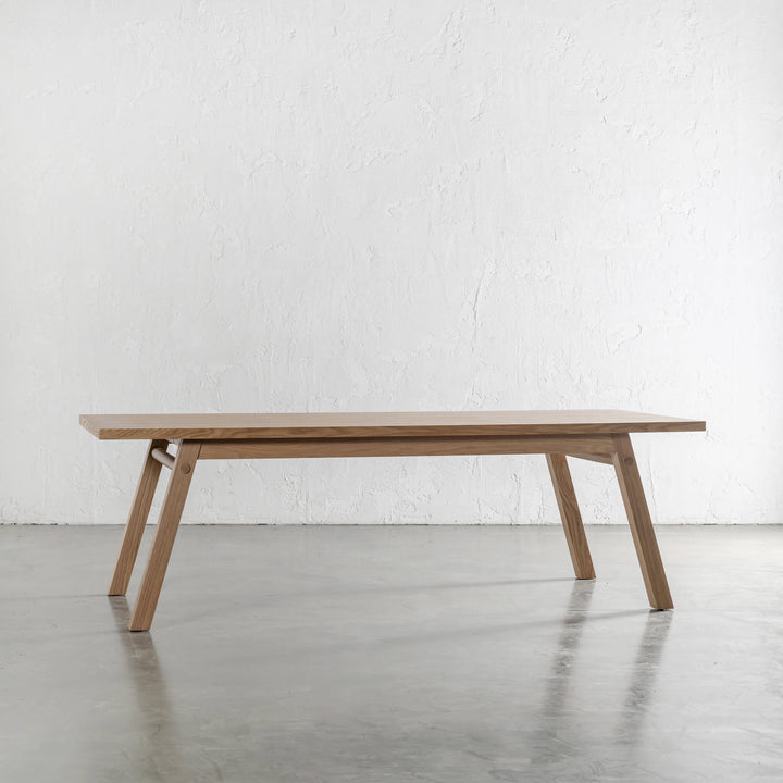 BRIONI DINING TABLE UNSTYLED  |  BIRCH ASH WOOD GRAIN  |  240CM