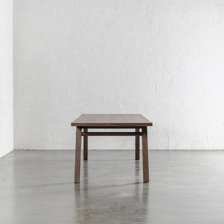 BRIONI DINING TABLE  |  DEEP WALNUT WOOD GRAIN  |  240CM