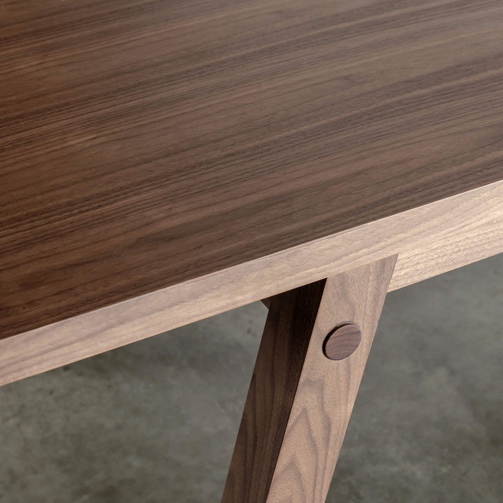 BRIONI DINING TABLE  |  DEEP WALNUT WOOD GRAIN  |  240CM