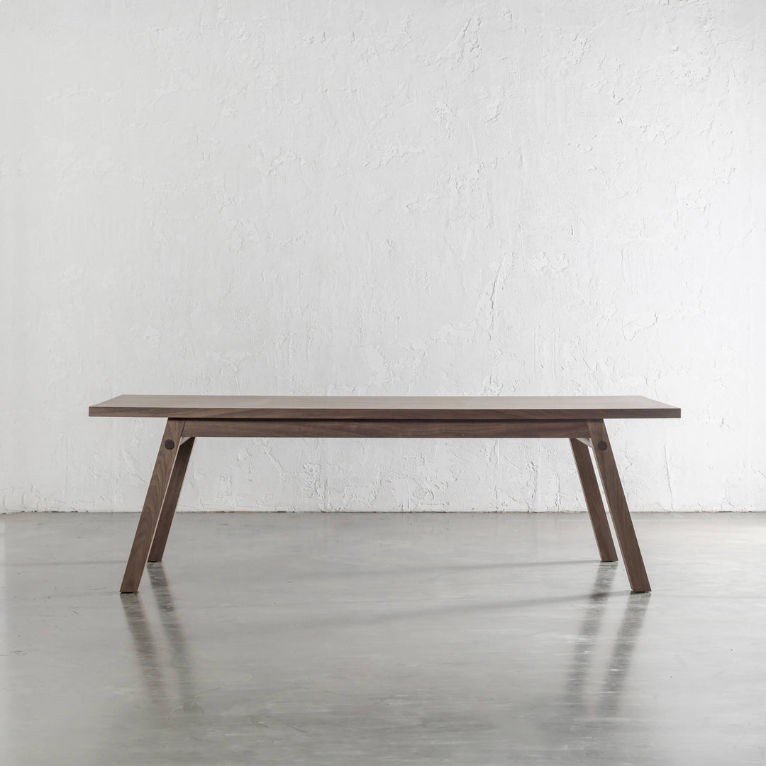 BRIONI DINING TABLE  |  DEEP WALNUT WOOD GRAIN  |  240CM