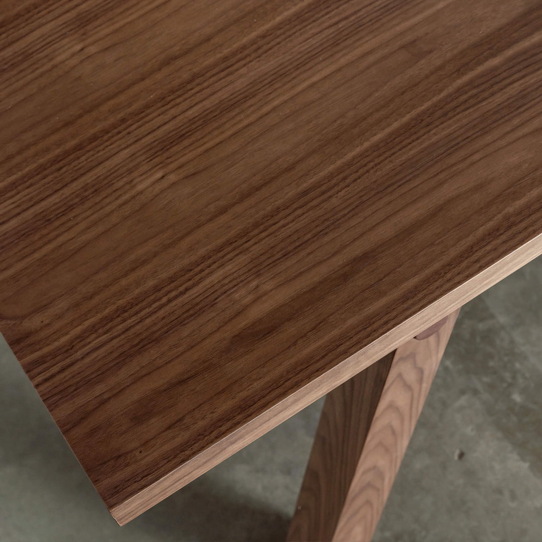 BRIONI DINING TABLE  |  DEEP WALNUT WOOD GRAIN  |  240CM