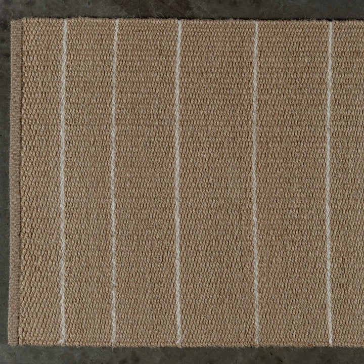 BEDARRA JUTE DOOR MAT  |  60 X 90  |  NATURAL + OATMEAL STRIPE