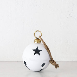 Bell Bauble  |  20cm  |  Gloss White