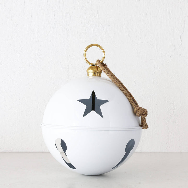 Bell Bauble  |  30cm  |  Gloss White