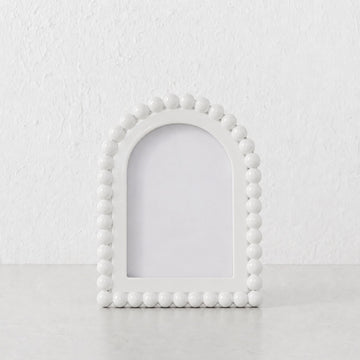 Bianco Resin Photo Frame | 5x7 | White