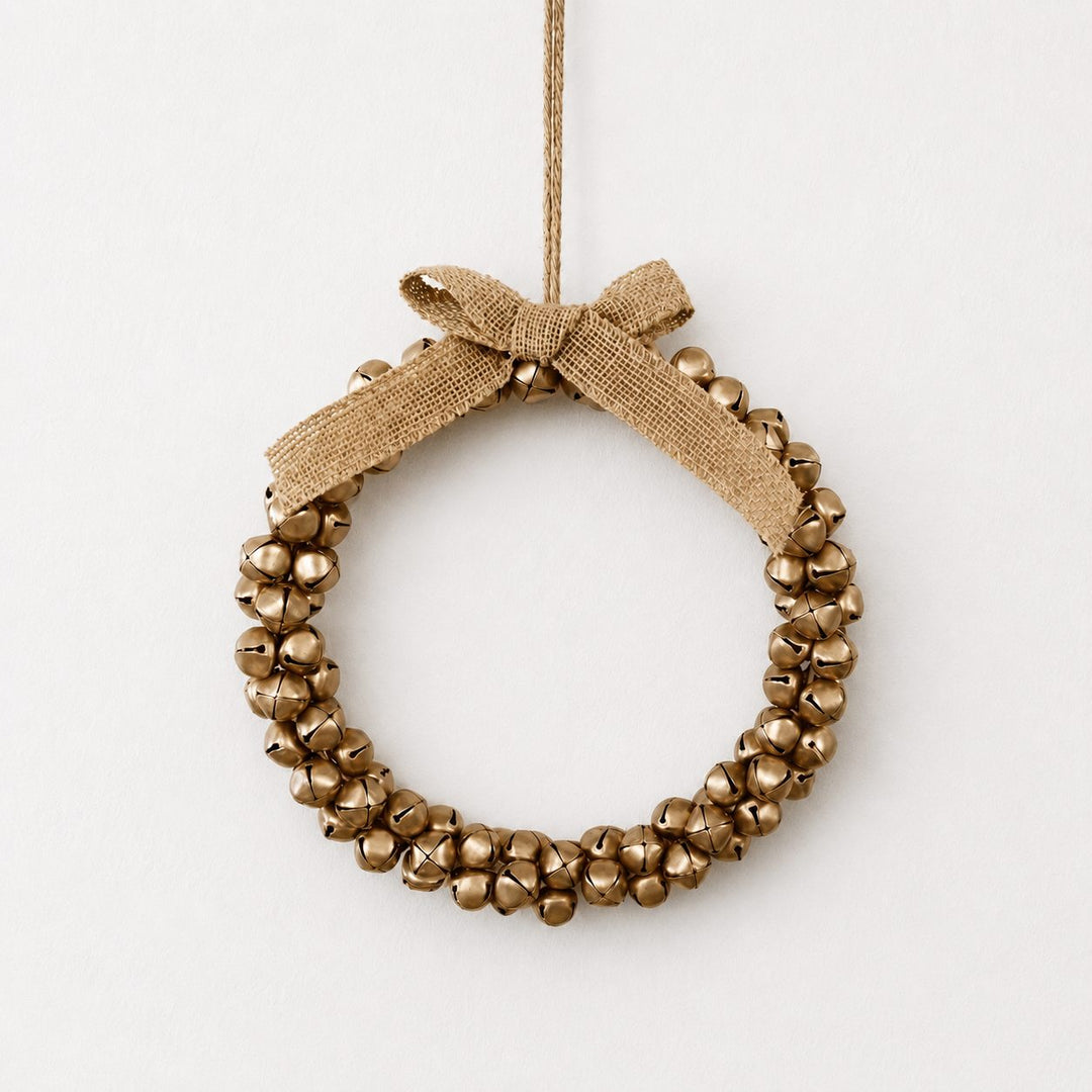 BLISS BELL WREATHS  |  MATTE GOLD